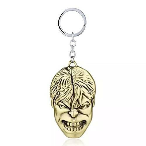 Hulk Face Keychain with Anti-Rust Key Ring - HalfPe