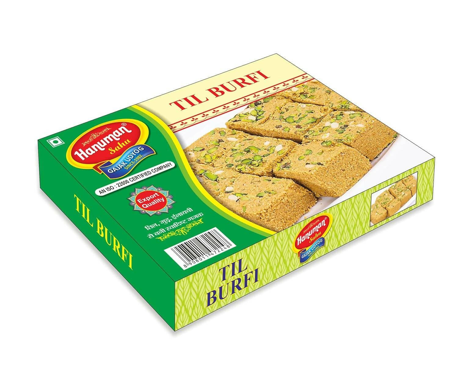 HANUMAN SAHU GAZAK UDYOG Hand Made Til Barfi Sesame Sweets (250gm) - HalfPe