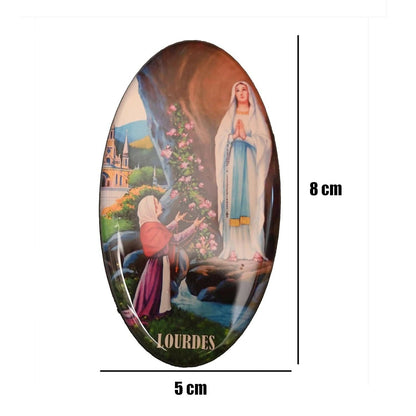 KariGhar Loudes | Laurdh Mary Magnet for Refrigerator | Cupboard | Office | Gifting & Decoration - HalfPe