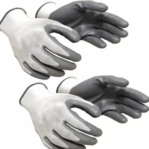 SENECIO Nylon Safety Hand Gloves|Anti Cut| Cut Reseistant|Industrial|Domestic Hand Gloves(2 Pair) - HalfPe