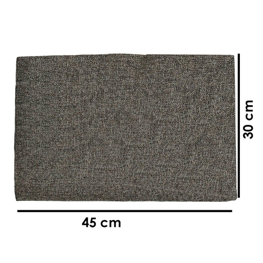 Lushomes Jute Table Mat, Coffee Brown Dining Table Mat, table mats Set of 8, Also Used as kitchen mat, fridge mat, cupboard sheets for wardrobe, Jute Place mats (Pack of 8, 12x18 Inches, 30x45 Cms) - HalfPe