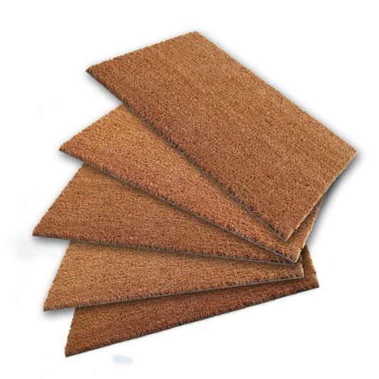 Mats Avenue Heavy Duty Rubber and Coir Door Mat Natural (40x60 CM Brown) - HalfPe