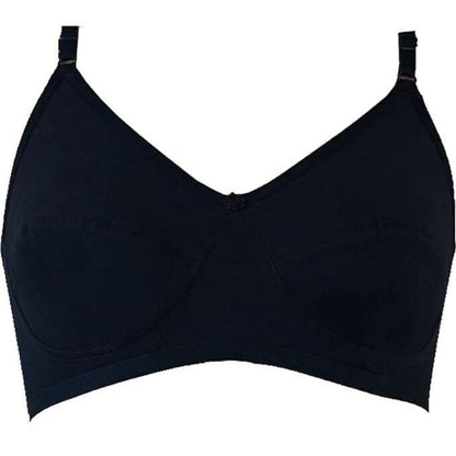 Cut & Sew Bra (Black) - HalfPe