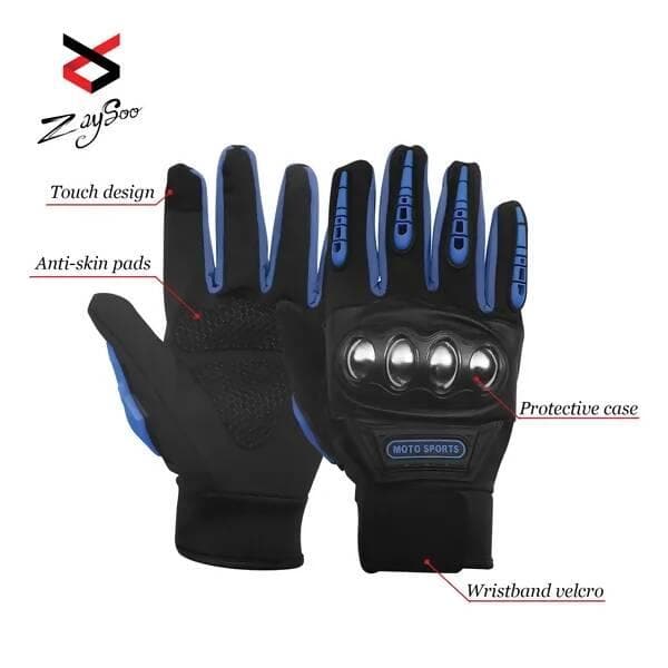 Tactical Gloves, Full Finger Touchscreen Gloves, Motorcycle - HalfPe