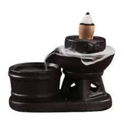 Dhari Mahamratyunjay Narmadeshwar Shivling Inhence holder - HalfPe