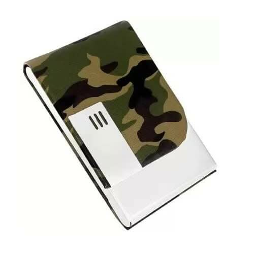 Metal Leatherite Business Card/Visiting Card/Credit Card Holder - HalfPe