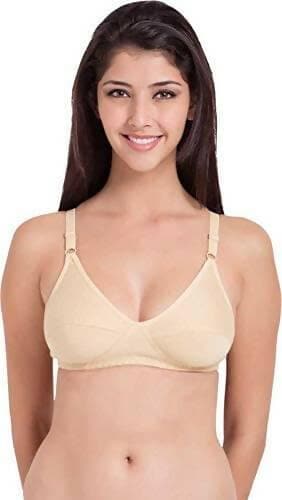 Non Padded Side Support Bra (skin) - HalfPe