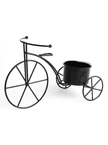 Small Cycle Planter Black - HalfPe