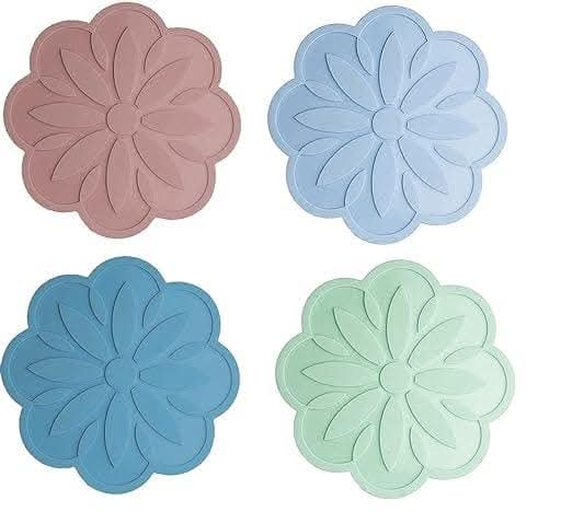 P-Plus International Big Round Silicone trivets mats (pack of 4) - halfpeapp