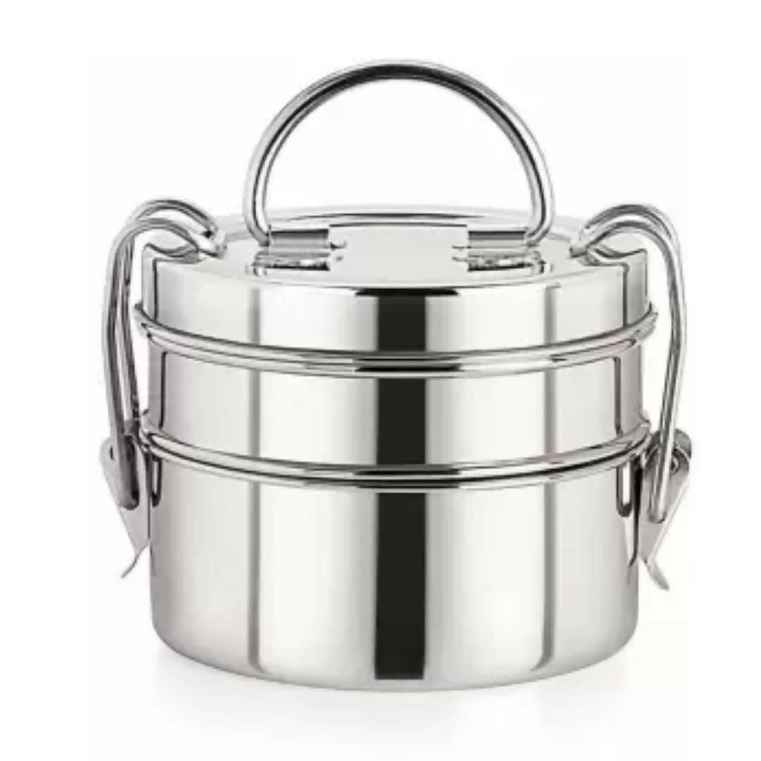 SHINI LIFESTYLE Stainless Steel Clip Tiffin Box - HalfPe