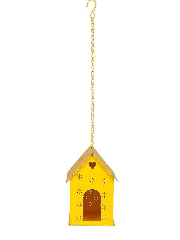 Hut Shape Bird House Yellow - HalfPe