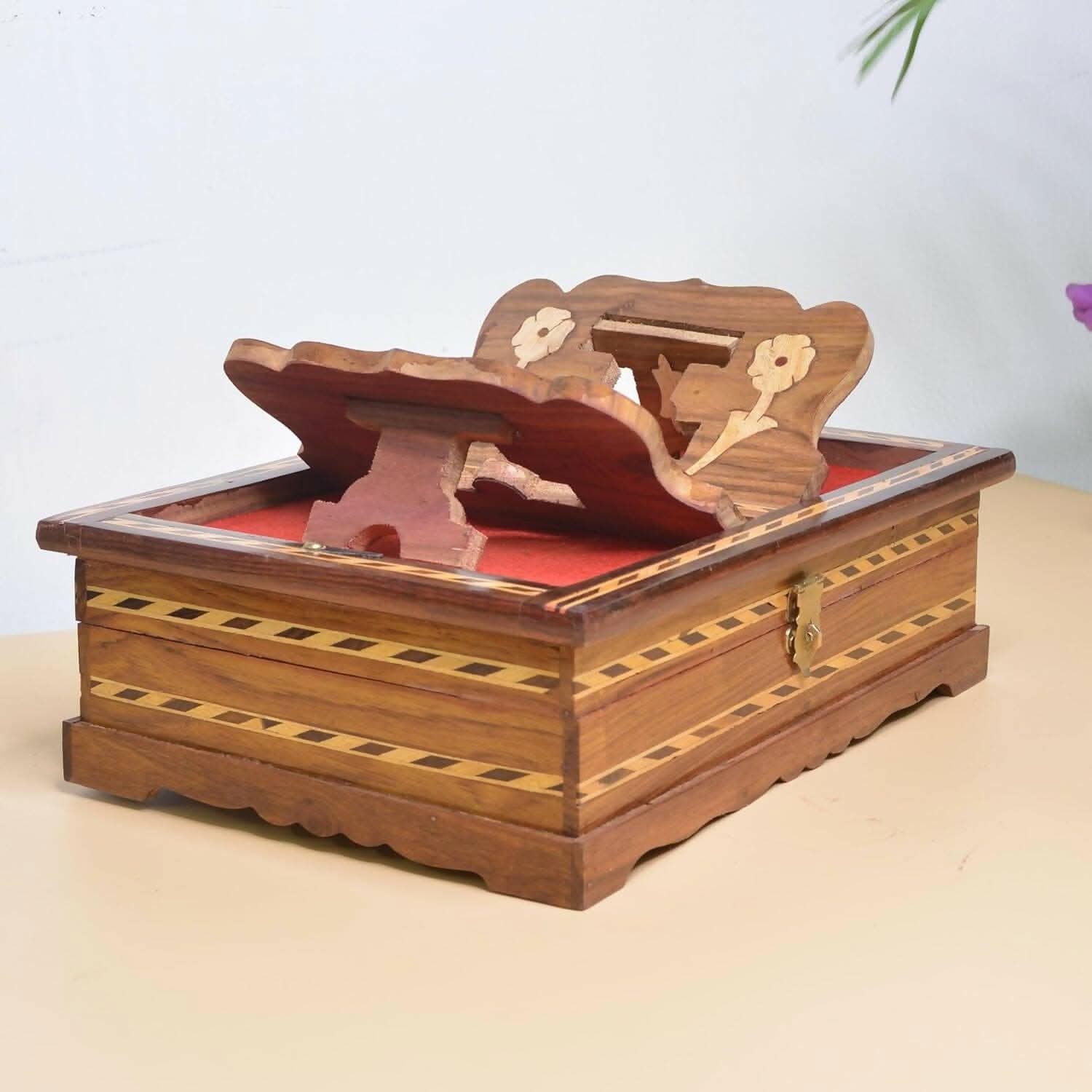 Santarms Wooden Holy Book Stand - HalfPe