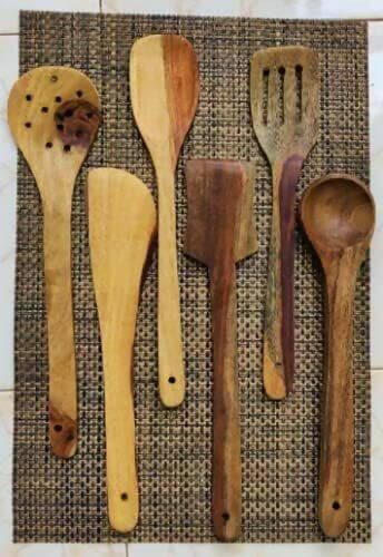 Fancy Cooking Spoons (Pack of 6) - HalfPe