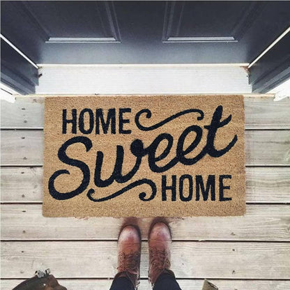 Mats Avenue Sweet Home Coir Door Mat 40x60 CM (Set of 2) - HalfPe