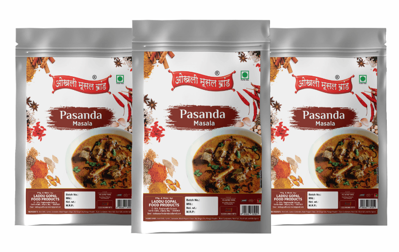 Pasanda masala 450g(pack of 3x 150g)|OKHLI MUSAL BRAND - halfpeapp