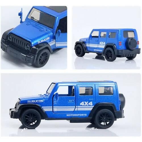 Alloy Car Model Off-road Car Two-door Pull-back Boy Car Toy - HalfPe