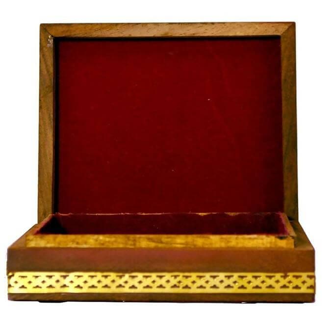 santarms Handmade shesham Wooden taj Mahal Jewellery Box - HalfPe