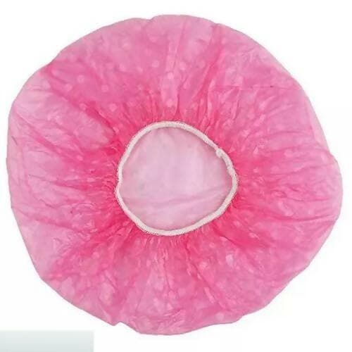 SENECIO Polka Dot Shower Cap Premium Quality (4pcs) - HalfPe