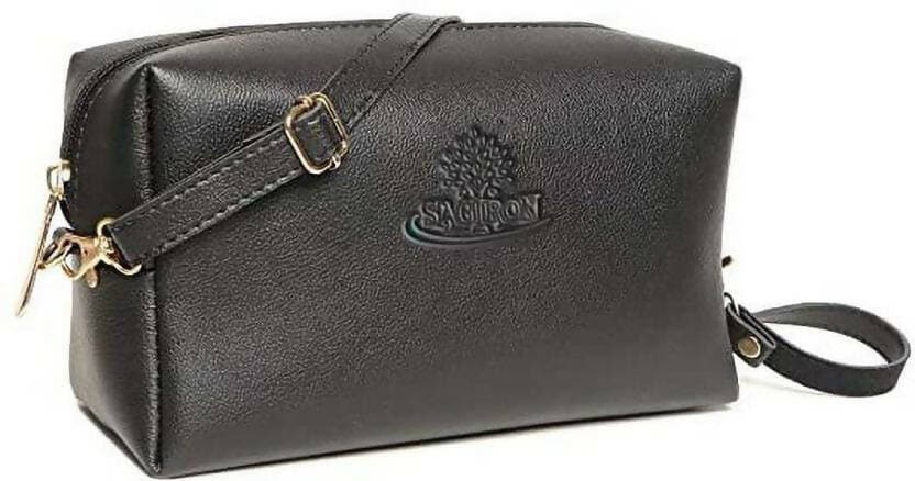 SAGIRON Black Women Sling Bag - HalfPe