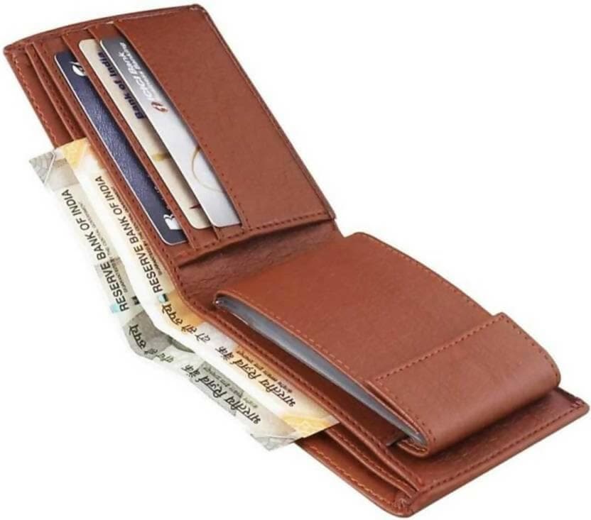 Cream Wallet 8 Card Slots - HalfPe