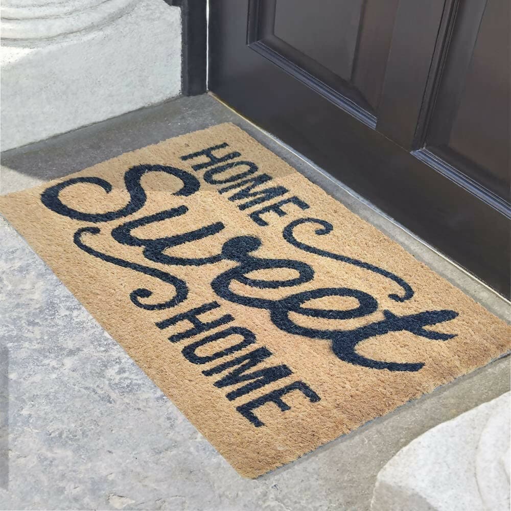 Mats Avenue Sweet Home Coir Door Mat 40x60 CM (Set of 2) - HalfPe