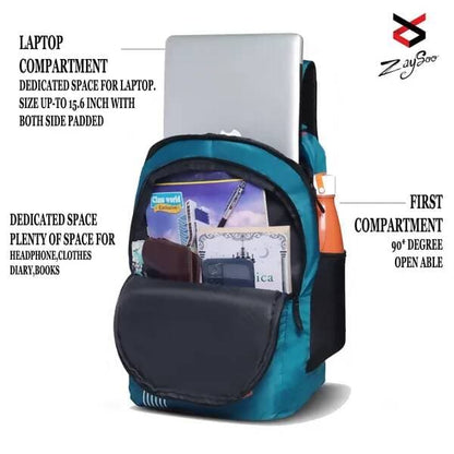 Premium Laptop Backpack /Casual Backpack (Sky Blue) - HalfPe