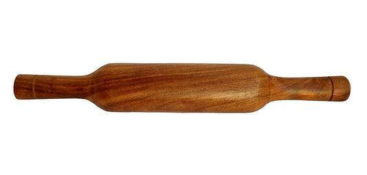 Wooden Carved Rolling Pin/Roti/Papad/Chapati Maker Roller - HalfPe