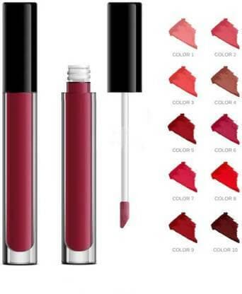 Crynn Long Lasting & Waterproof Liquid Lipstick (PACK OF 2)(Red, 20g) - HalfPe