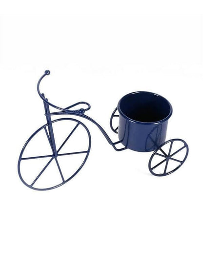 Small Cycle Planter Blue - HalfPe