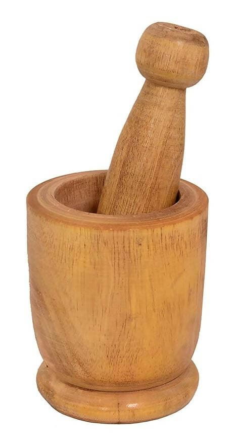 Fancy Mortar & Pestle Sets (wooden) - HalfPe