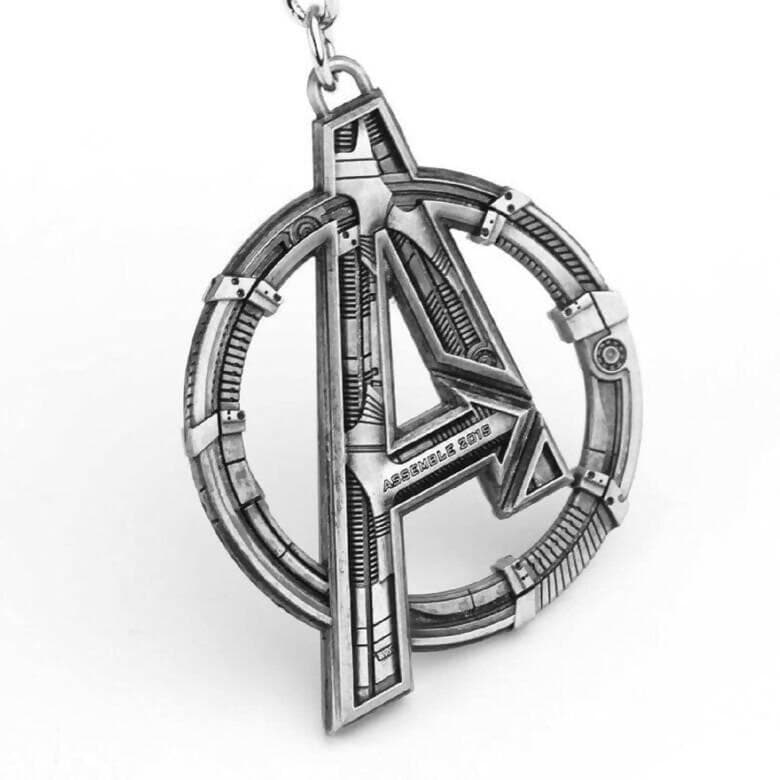 Avengers Logo Keychain – Silver - HalfPe