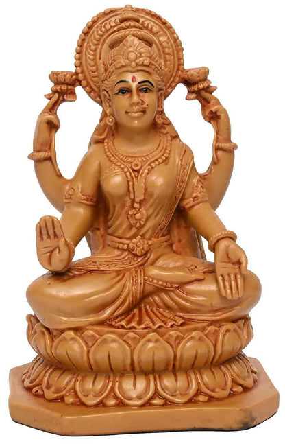 KariGhar Polyresin Laxmi Maa Idol Perfect for Drawing Room | Bedroom | Puja Ghar - HalfPe