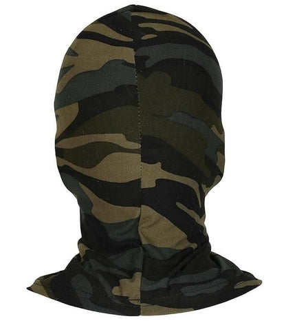 Green Helmet Skull Cap For Men & Women (Size: Free, Balaclava)  - HalfPe