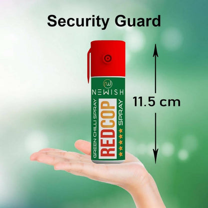 Newish Metal Powerful Pepper Spray Self Defence for Women Shots 50 (Pack of 5 - 35 ML) - HalfPe