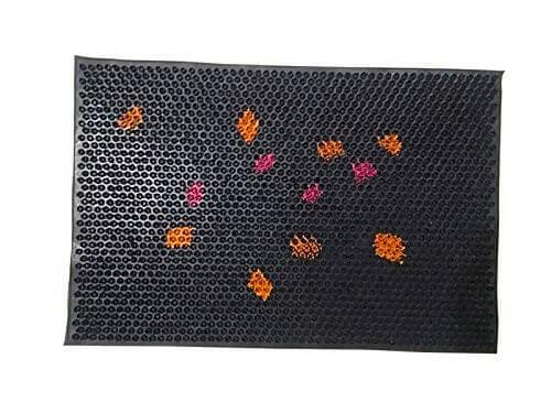 Mats Avenue Dotted Multicolored Rubber Door Mat for Wet Surfaces Entrances - HalfPe