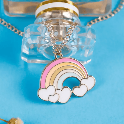 Pinapes Fashion Accessories Rainbow Pendant Chain For Girls And Women - HalfPe