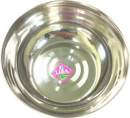 SHINI LIFESTYLE Stainless Steel Serving Bowl Steel Katori Bowl Indian cuisine Serving dish, laser design (Pack of 12, Silver) - HalfPe