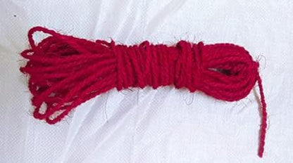 Red colored coco fiber rope for hand crafts - HalfPe