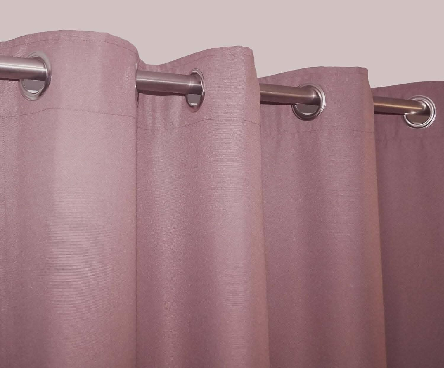 Lushomes Outdoor Curtains for Balcony Waterproof, Curtains & Drapes, Parda, Lilac with 8 Metal Eyelets for Living Room, 4.5 FT x 7.5 FT (54 x 90 inches, Single pc) - HalfPe