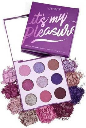 Bingeable shimmer matte and metallic combo eyeshadow palette 9 g (Purple, Multicolor) - HalfPe