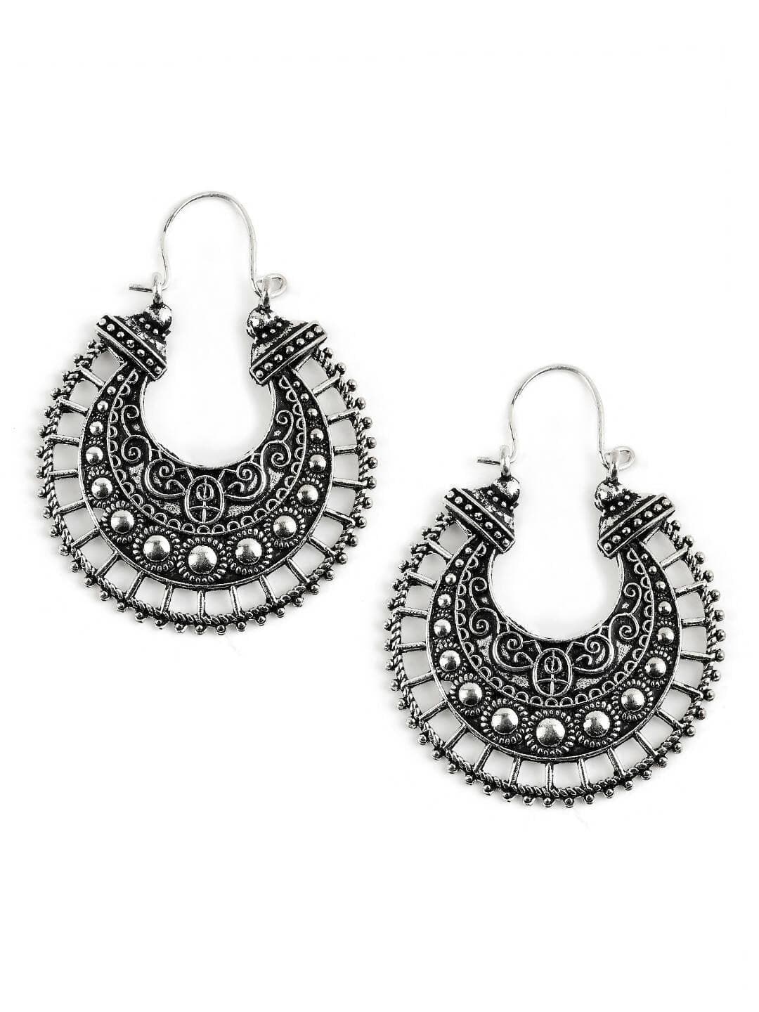 DESINGER SLIVER EARRING (Set of 2) - HalfPe