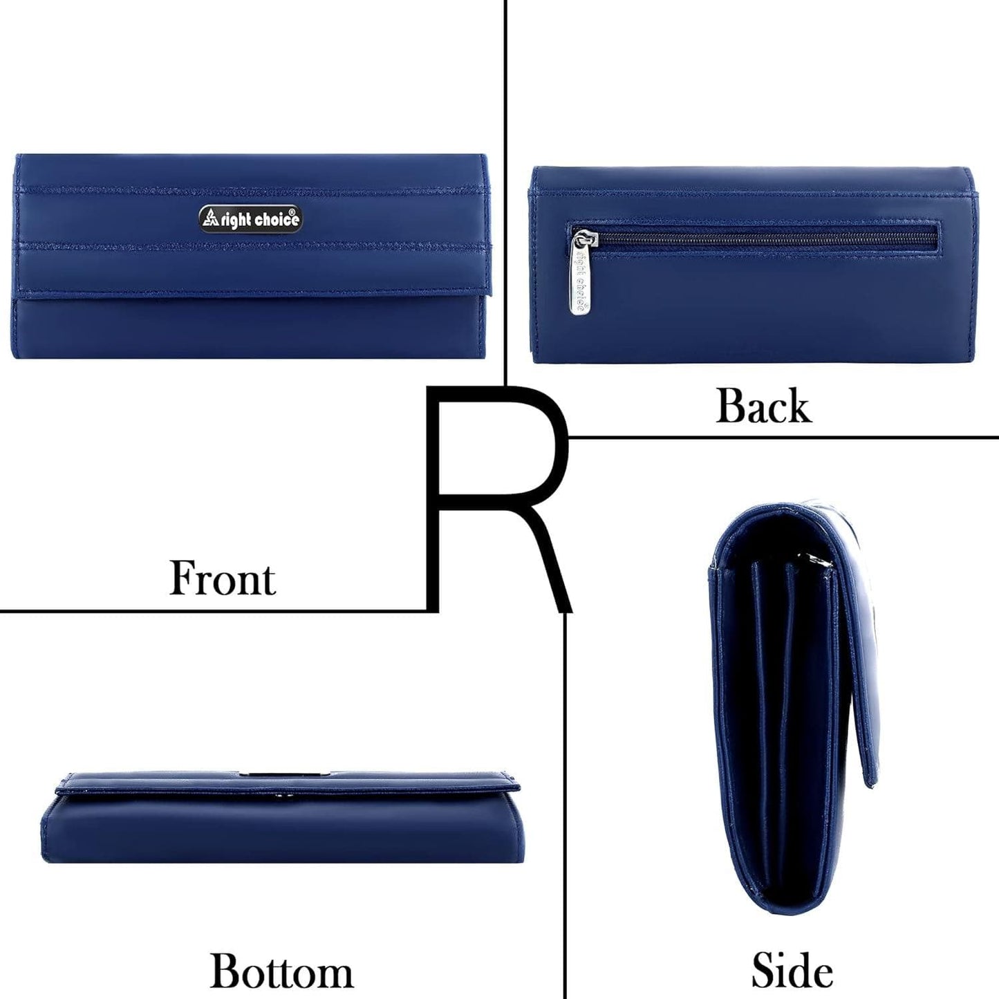 Right choice elegant women hand clutch (blue) - halfpeapp