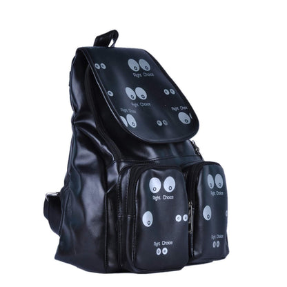 Right choice girl's backpack (black) - halfpeapp