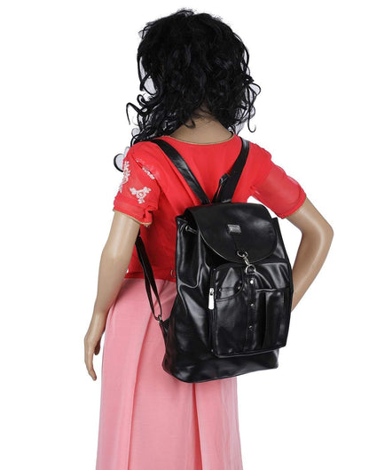 Right choice girl's design backpack (black) - halfpeapp