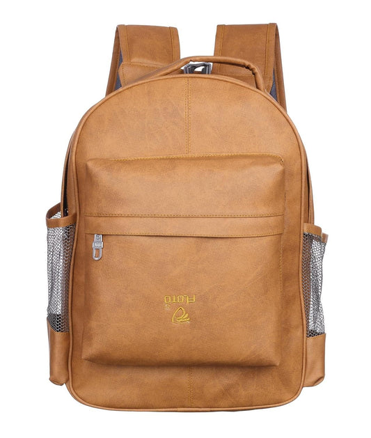 Right choice men & women large laptop backpack (yellow) - halfpeapp