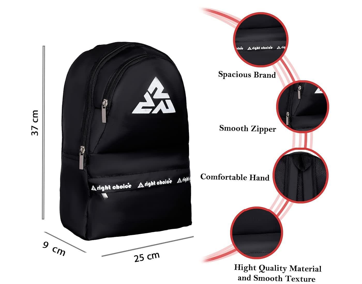 Right choice mini backpack men style bags (Black) - halfpeapp