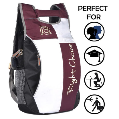 Right choice quality stylish casual backpack (Purple) - halfpeapp