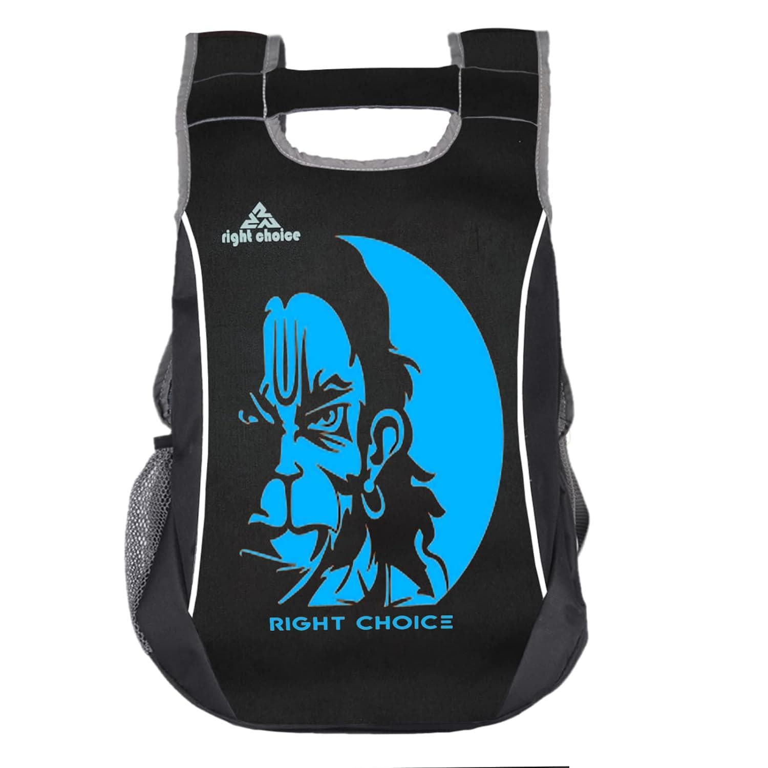 Right choice small 20 l backpack (black &blue) - halfpeapp