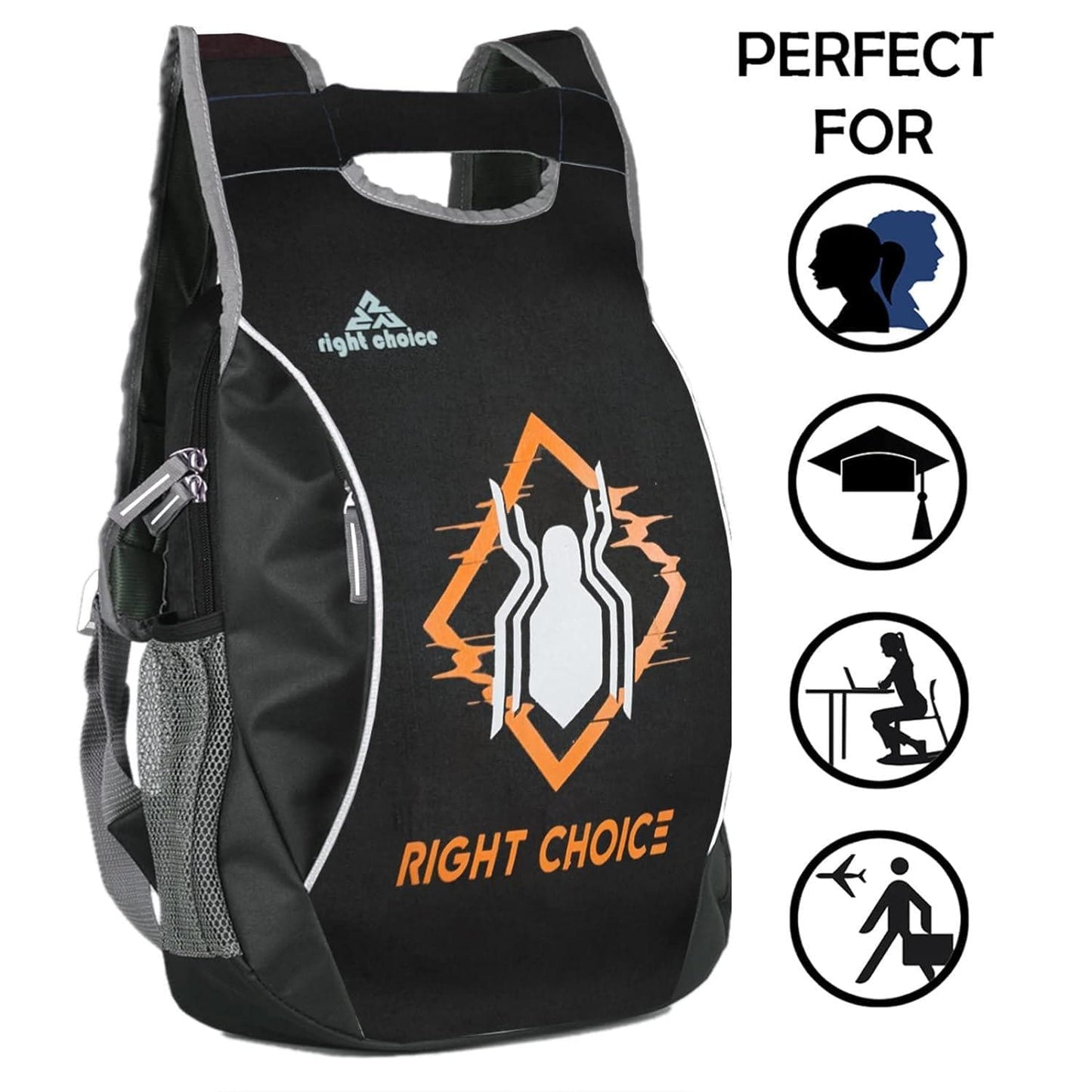 Right choice small 20 l backpack (black) - halfpeapp