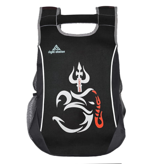 Right choice small 20 l backpack (om black ,white & orange) - halfpeapp